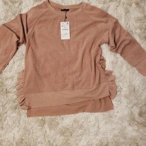 Zara ruffle sweater
